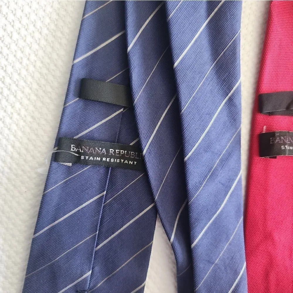 Banana Republic tie bundle of 3 new without tags